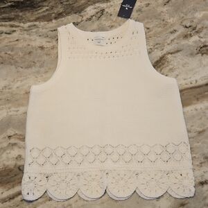 Abercrombie Kids Ivory Knit Sweater